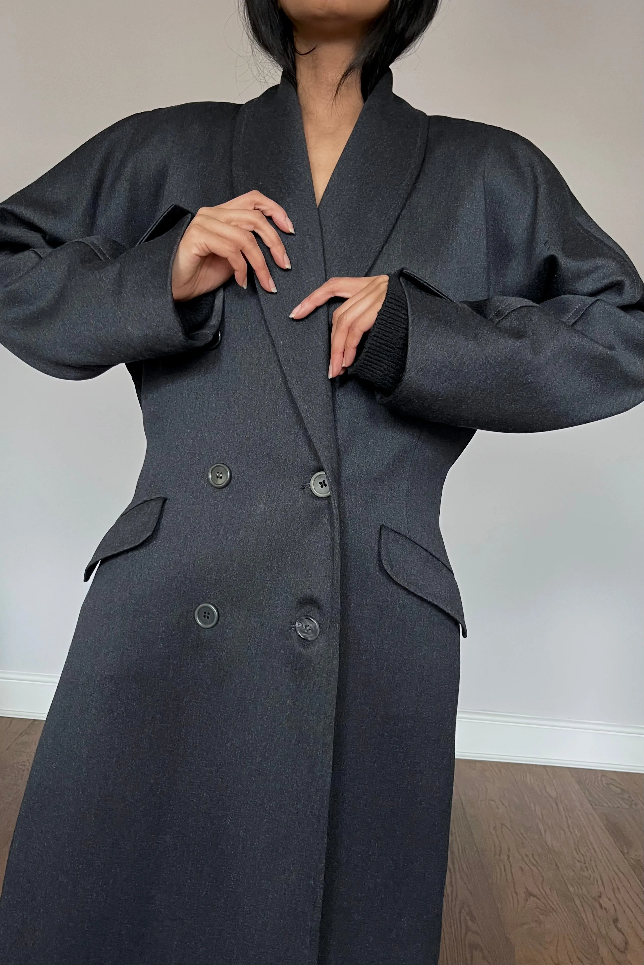 Vintage Wool Maxi Coat