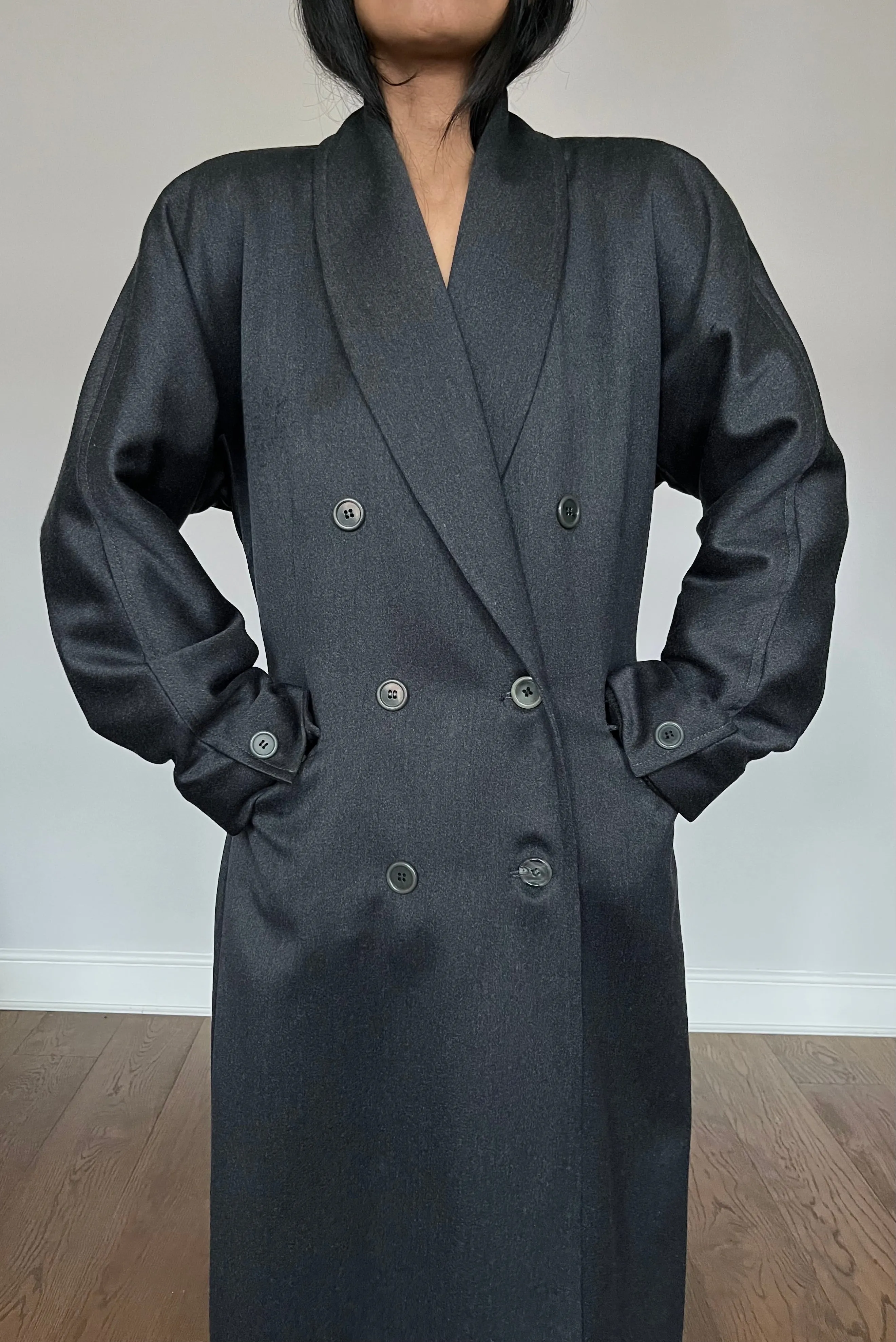 Vintage Wool Maxi Coat