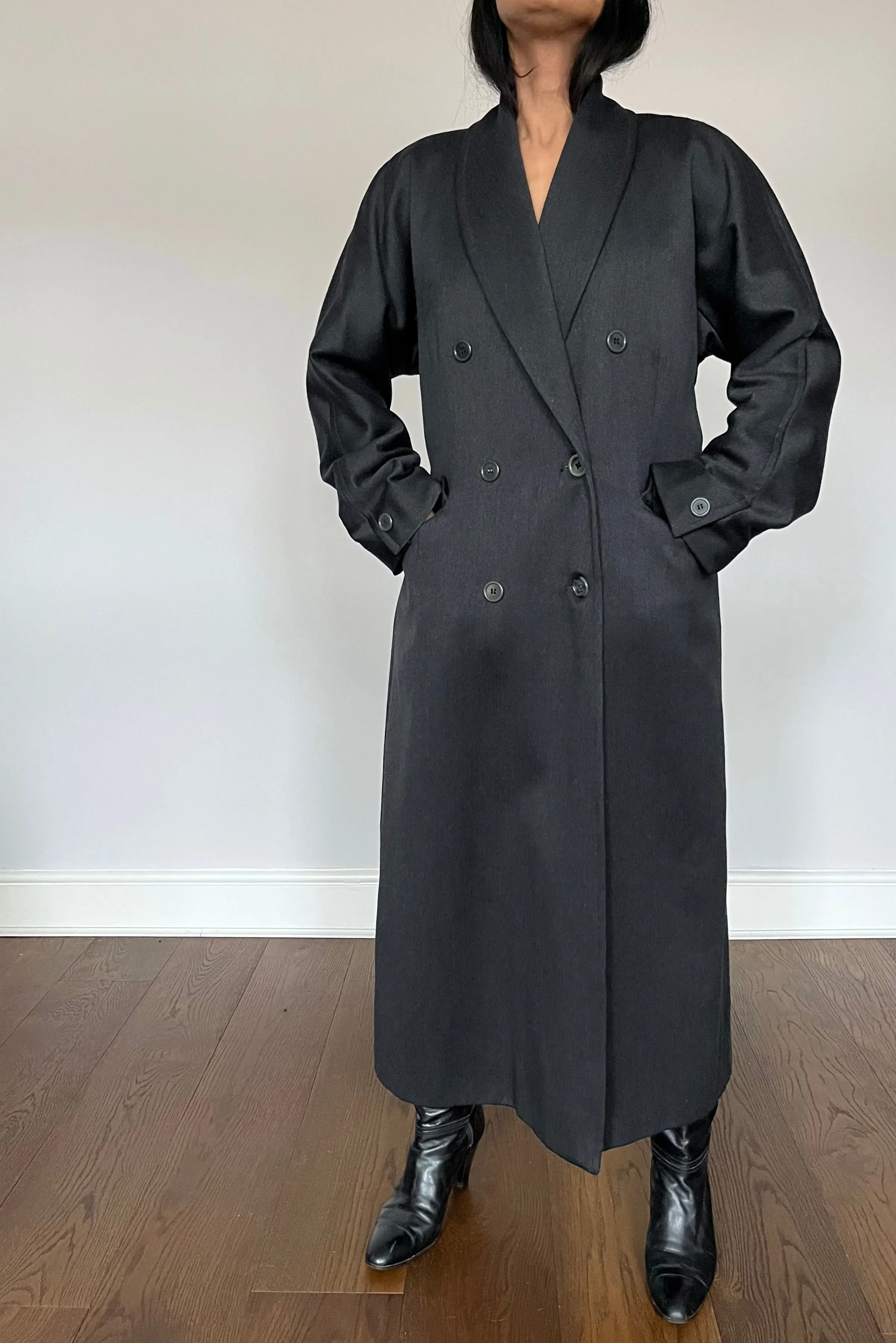 Vintage Wool Maxi Coat