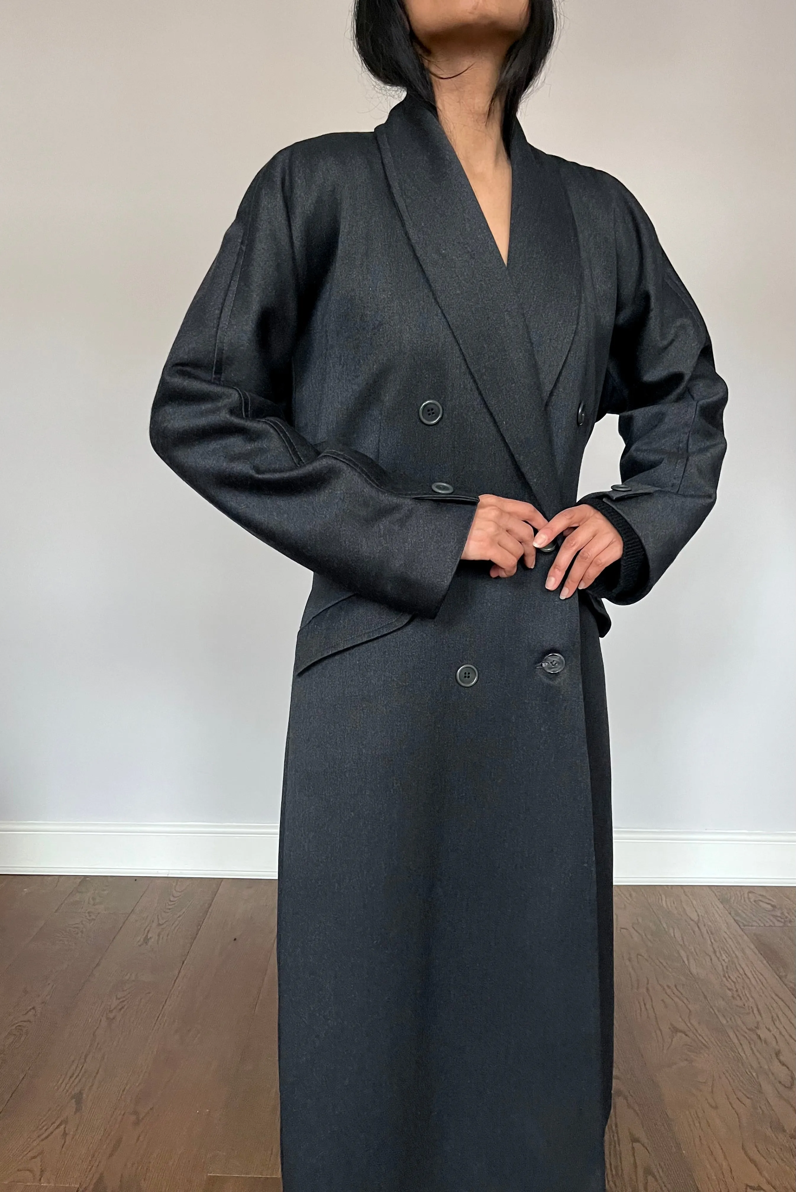 Vintage Wool Maxi Coat