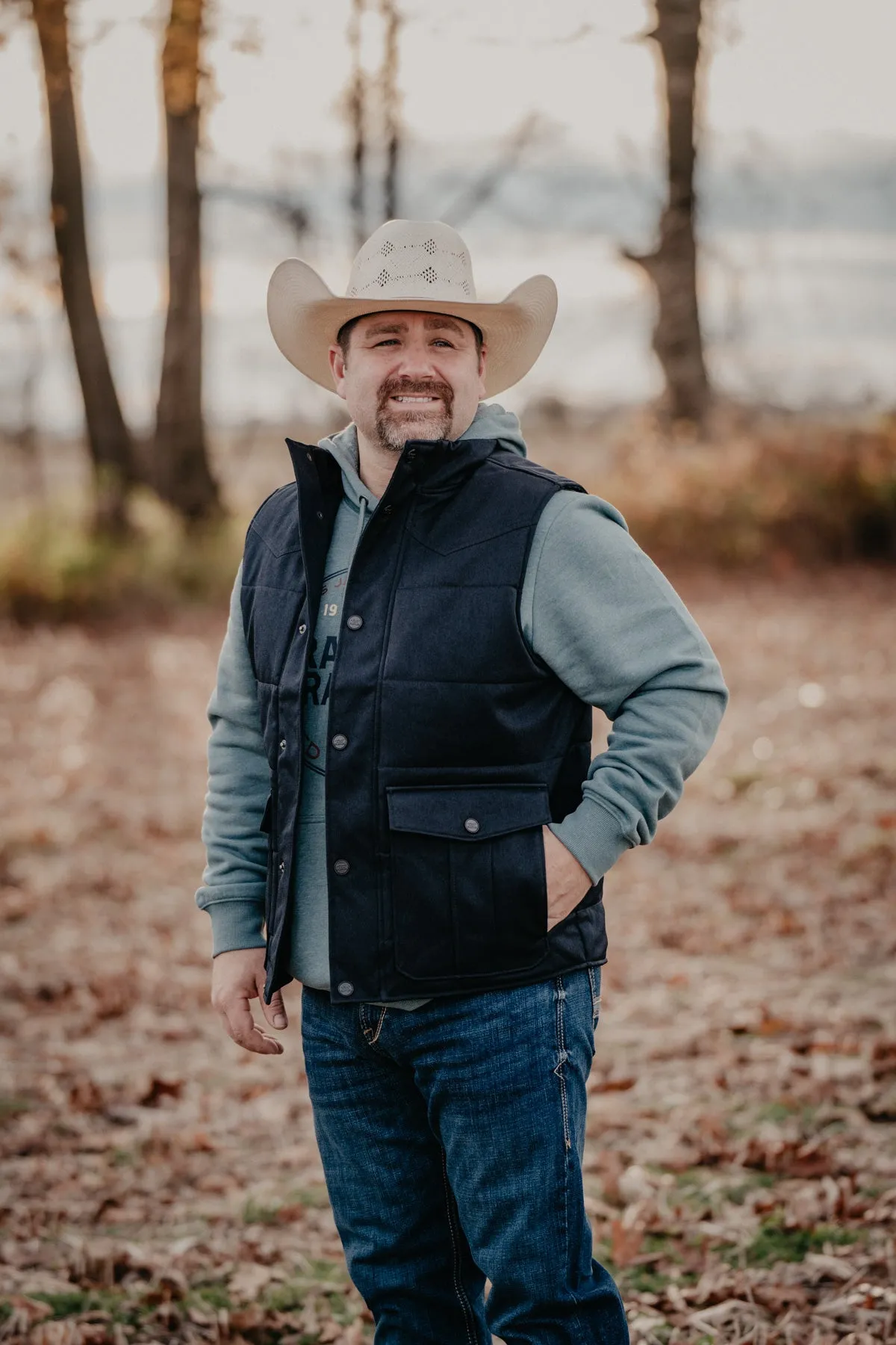 'Weatherford' Men's Ariat X Relentless Black Insulated Vest (L- XXL)