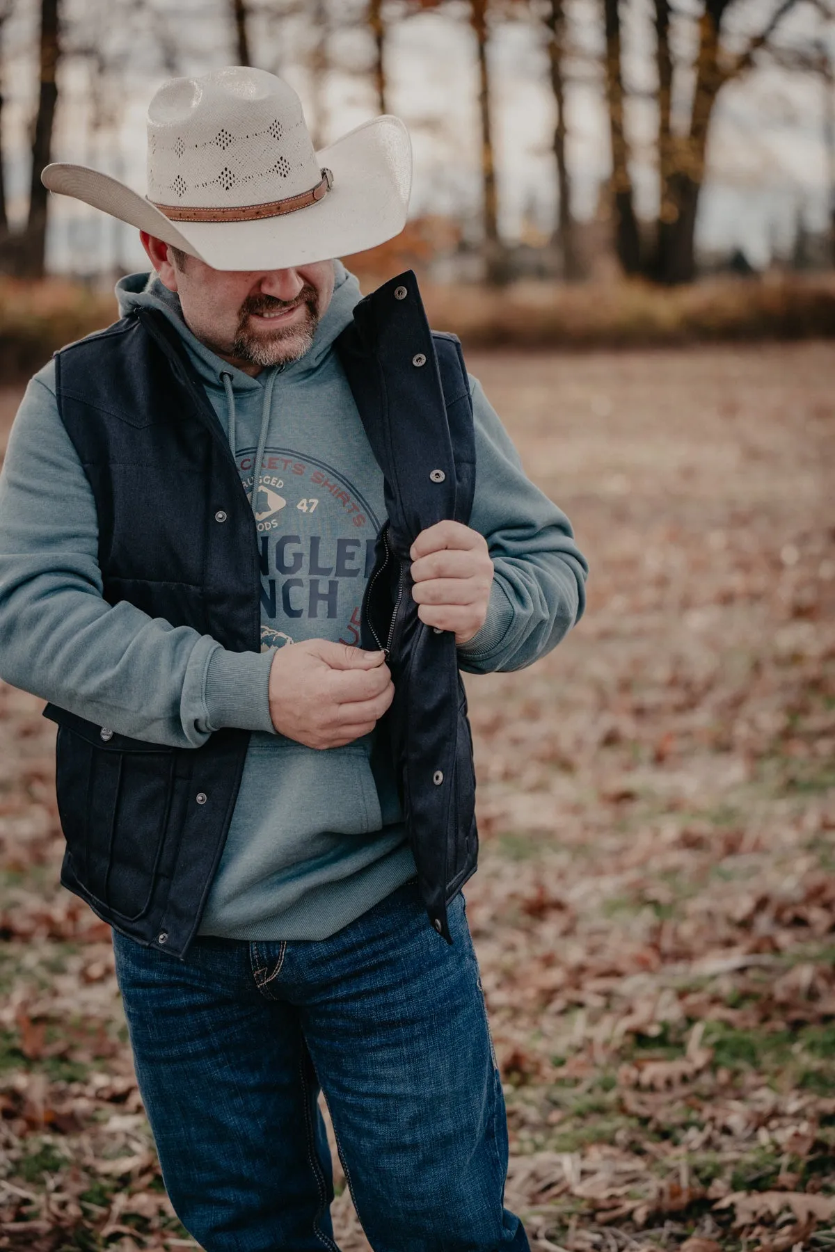 'Weatherford' Men's Ariat X Relentless Black Insulated Vest (L- XXL)