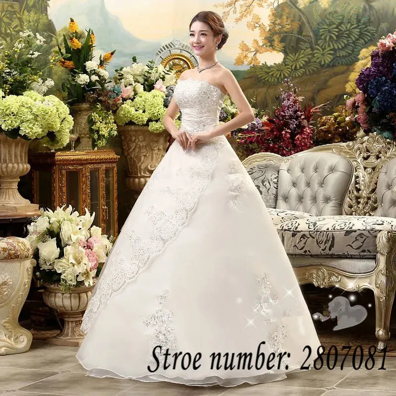 Wedding Dress White Princess Bride Gowns