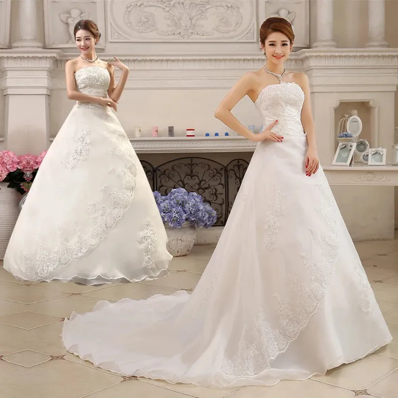 Wedding Dress White Princess Bride Gowns
