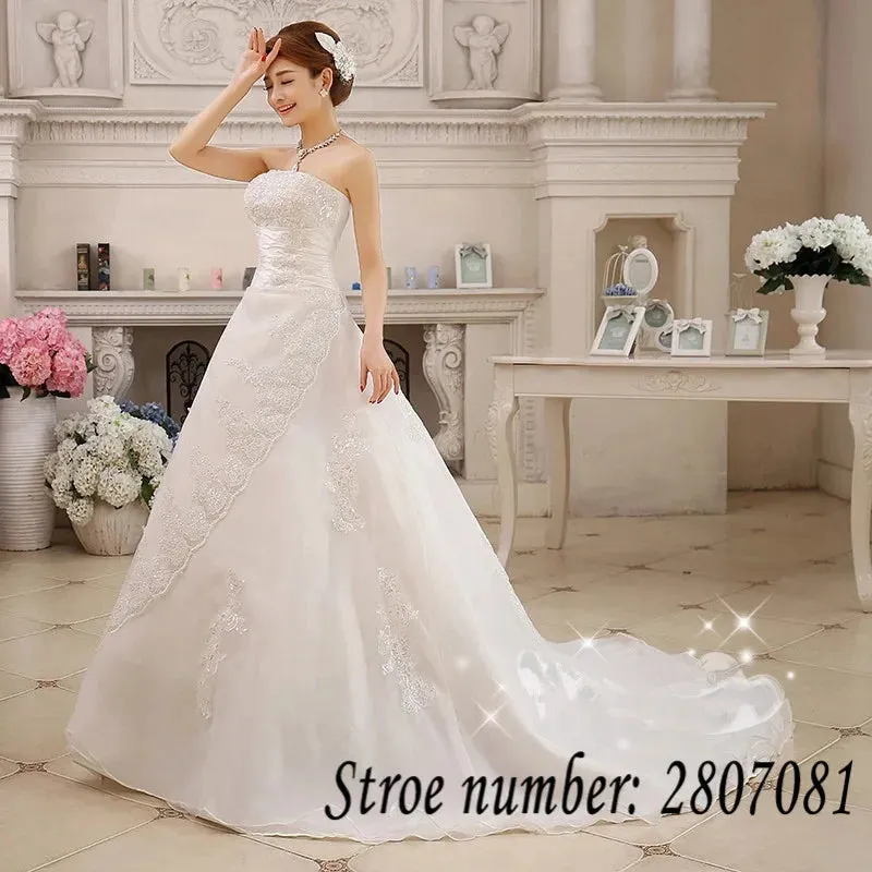 Wedding Dress White Princess Bride Gowns