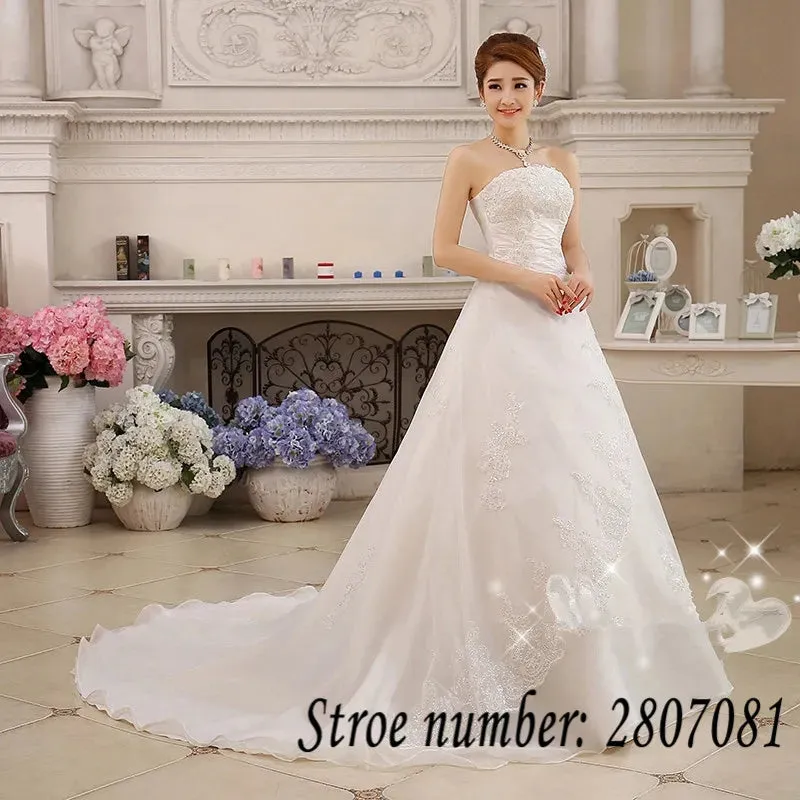 Wedding Dress White Princess Bride Gowns