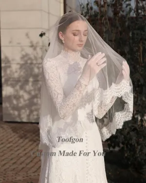 Wedding Dresses A Line Long Sleeve Wedding Gowns