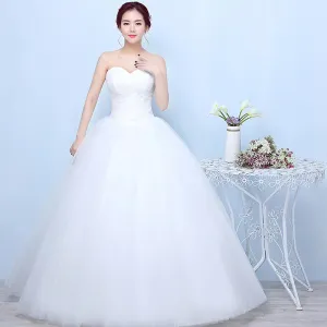 Wedding Guest Dresses: Ball Gown Women Wedding Dresses Tulle Bridal Gowns