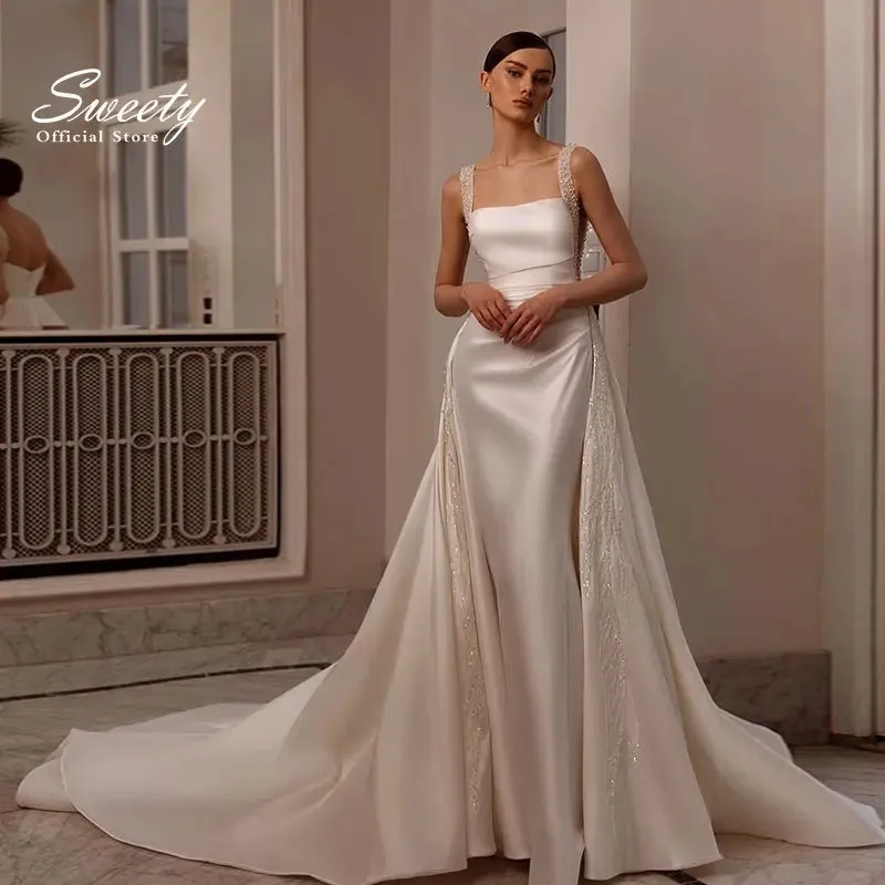 Wedding Guest Dresses: Wedding Dress Bead Organza With Embroidery