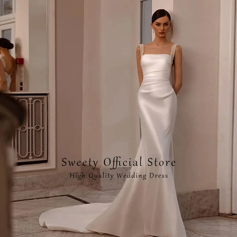 Wedding Guest Dresses: Wedding Dress Bead Organza With Embroidery