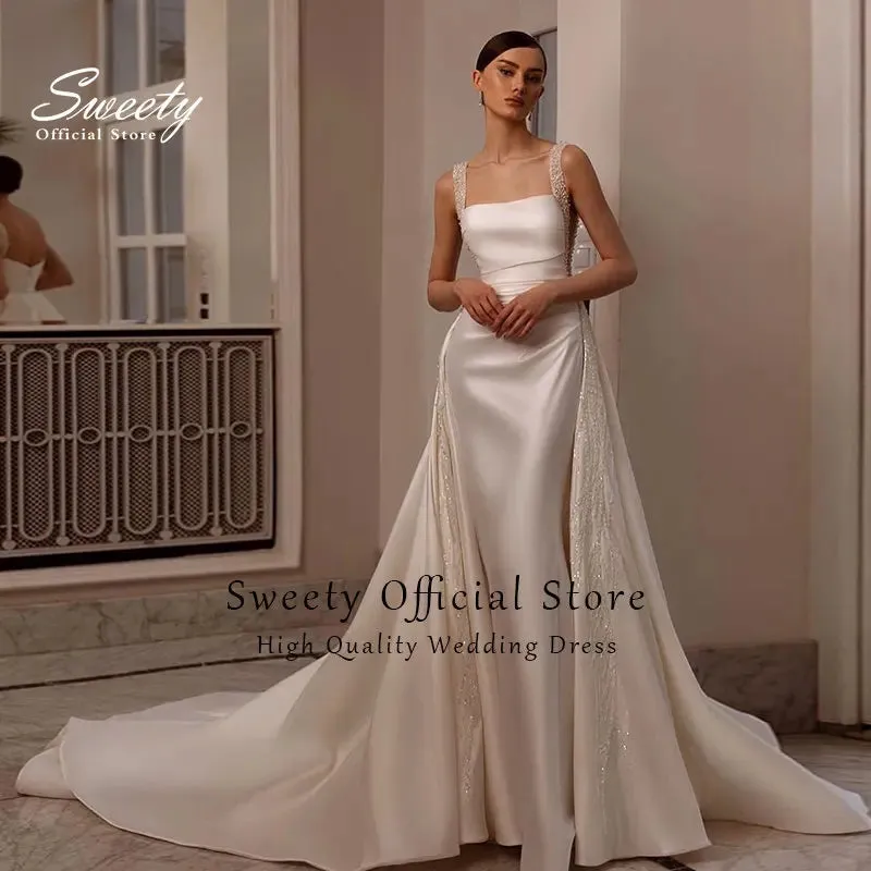 Wedding Guest Dresses: Wedding Dress Bead Organza With Embroidery