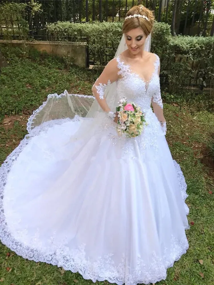 Wedding Guest Dresses: Wedding Dress Robe Mariage Bohemian Long Sleeve