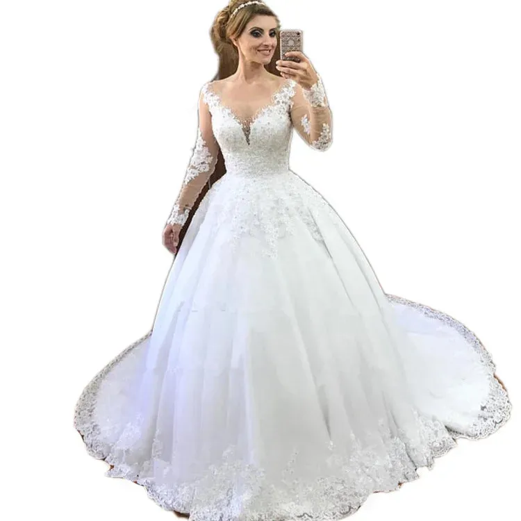 Wedding Guest Dresses: Wedding Dress Robe Mariage Bohemian Long Sleeve