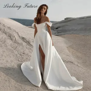 Wedding Guest Dresses: Wedding Dresses For Woman Strapless Off The Shoulder
