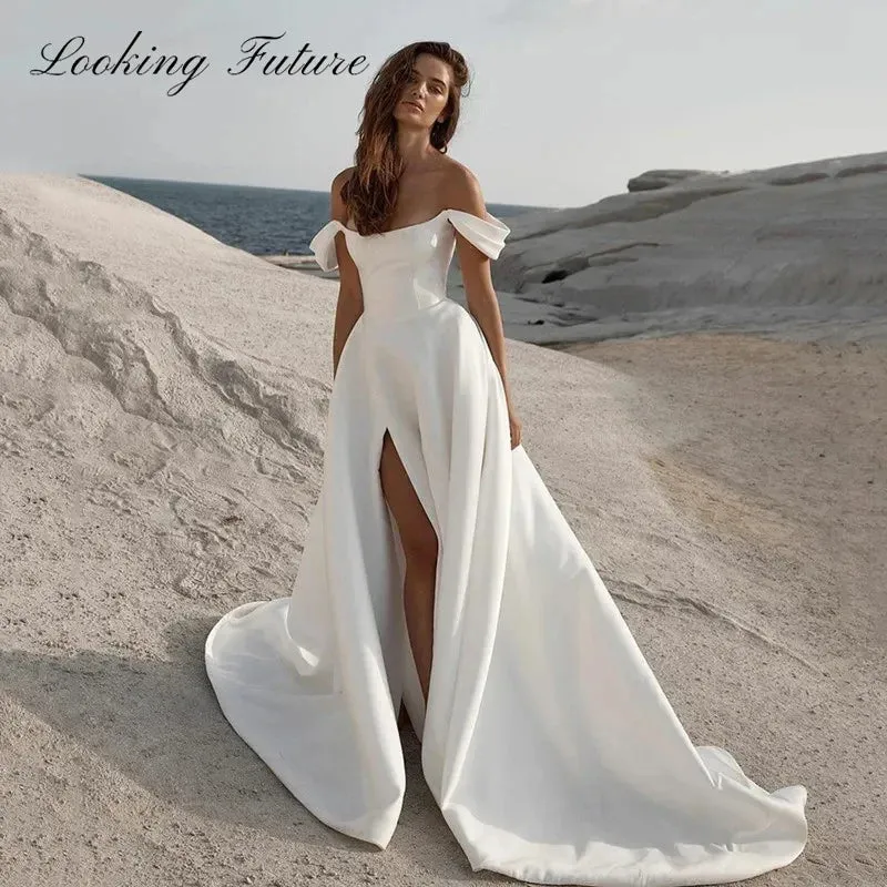 Wedding Guest Dresses: Wedding Dresses For Woman Strapless Off The Shoulder