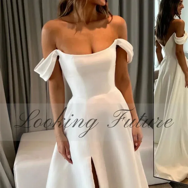 Wedding Guest Dresses: Wedding Dresses For Woman Strapless Off The Shoulder