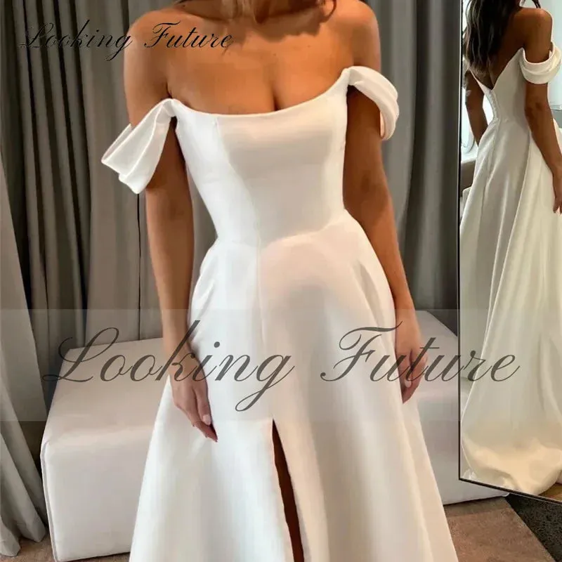 Wedding Guest Dresses: Wedding Dresses For Woman Strapless Off The Shoulder