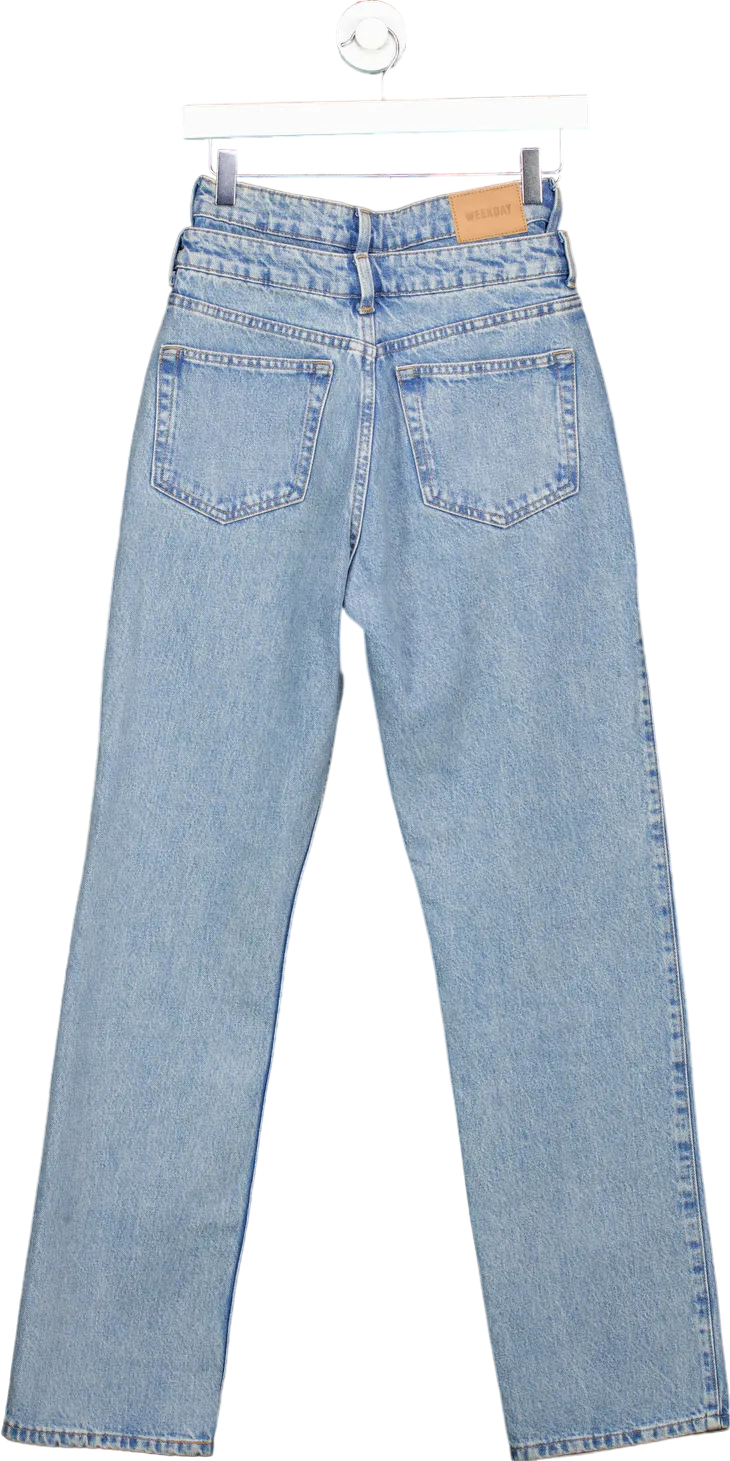 Weekday Blue Dio Jeans UK W26