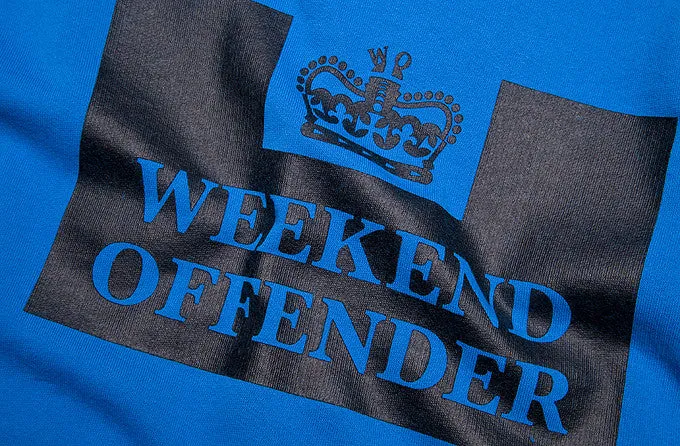 Weekend Offender Penitentiary Classic Crewneck - Bondi Blue