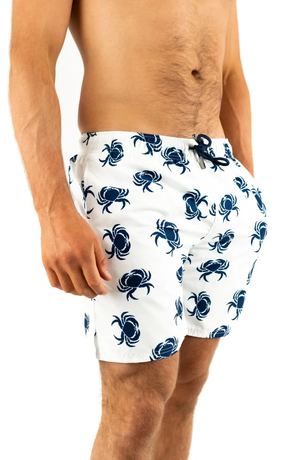 White Bold Crab