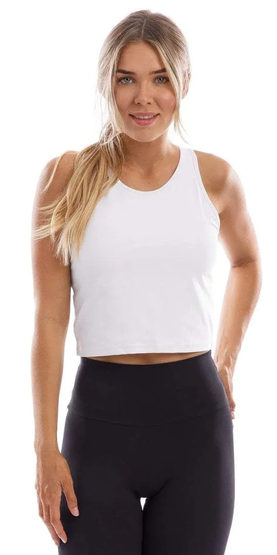 White Crop Top