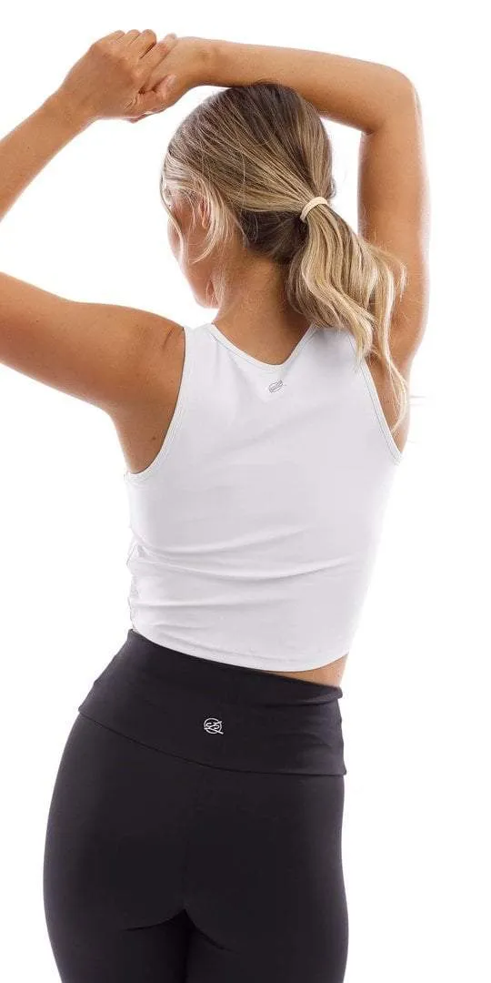 White Crop Top