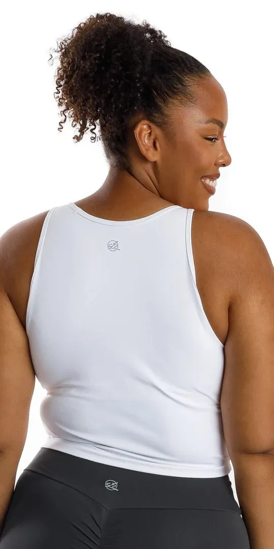 White Crop Top
