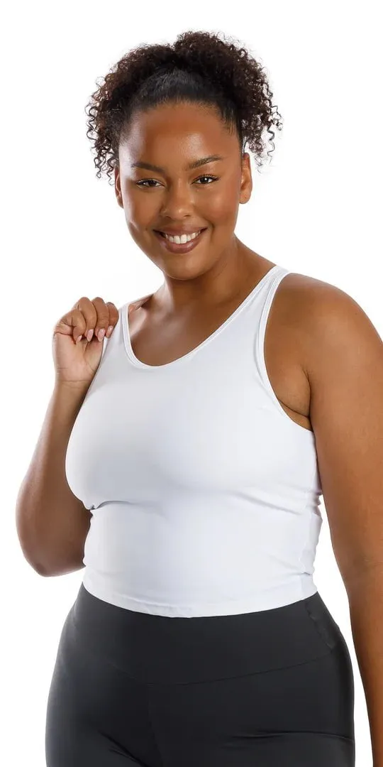 White Crop Top