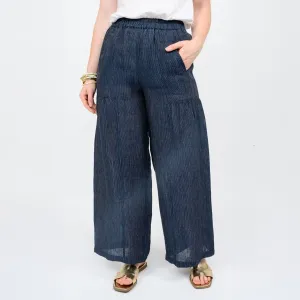 Wide Leg Striped Pant
