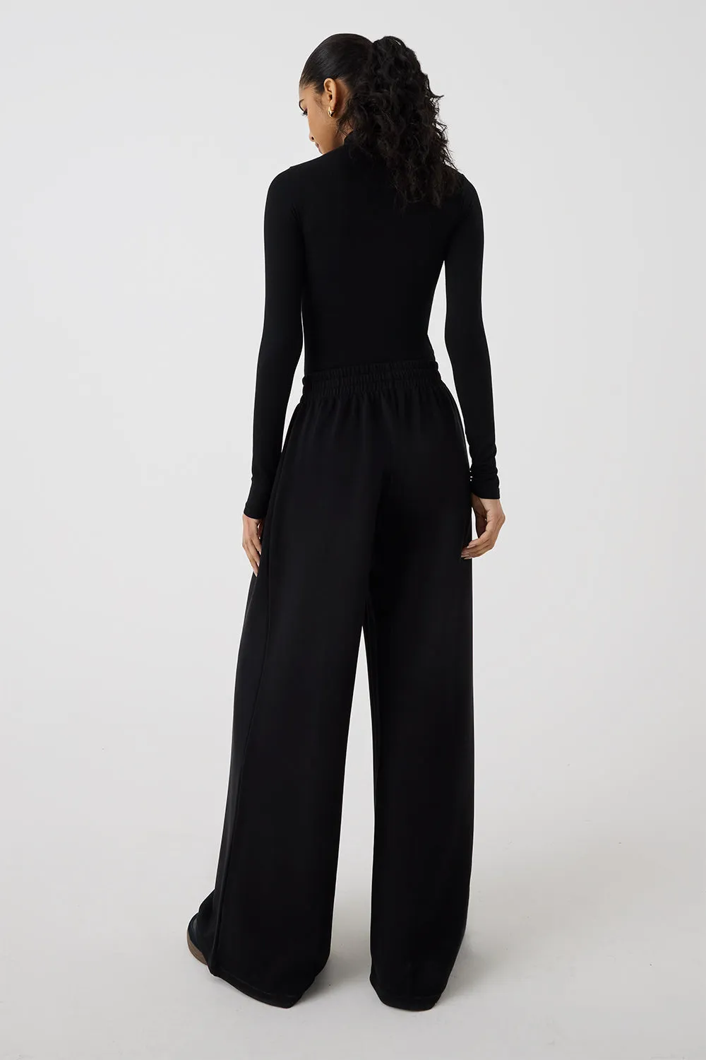 Wide Leg Track Bottom