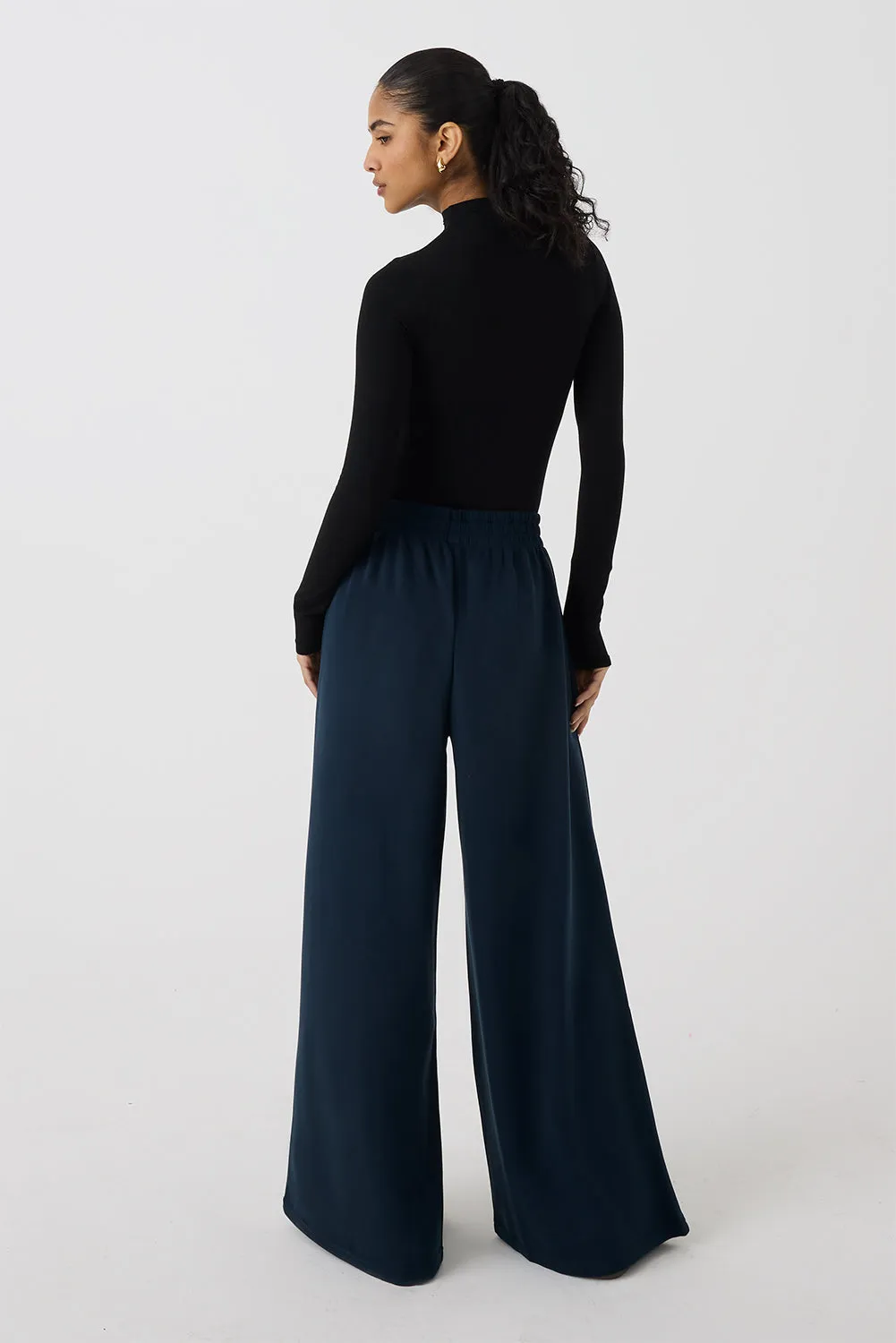 Wide Leg Track Bottom