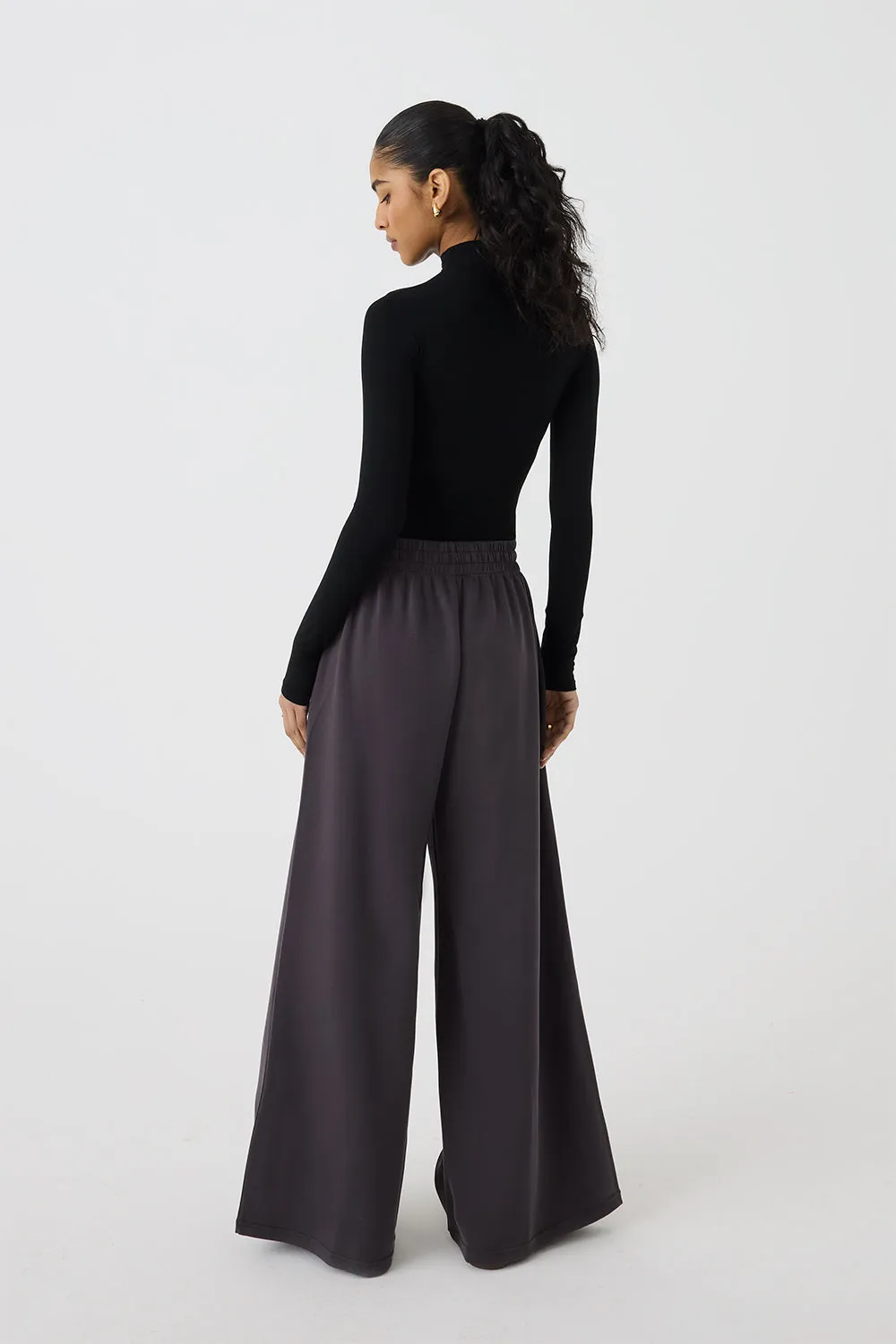 Wide Leg Track Bottom