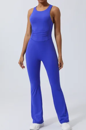 Wide Strap Sleeveless Jumpsuit