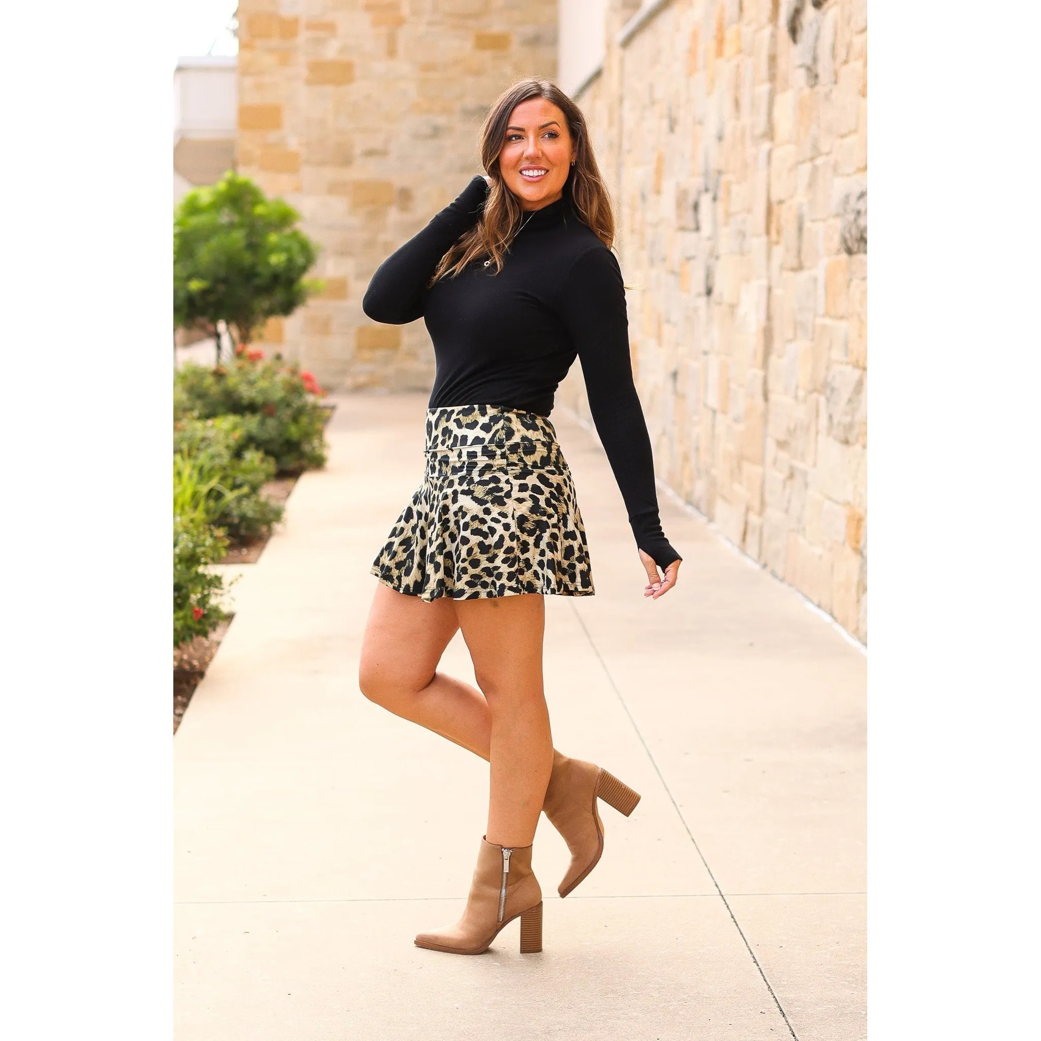 Wild Style Leopard Skort