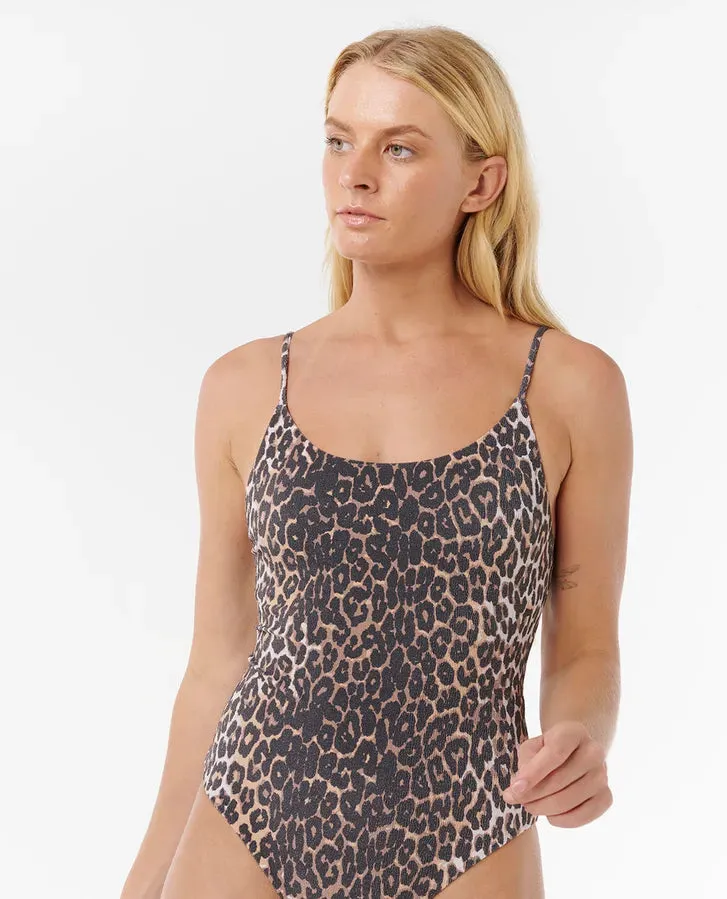 Wild Surf Cheeky One Piece - Natural