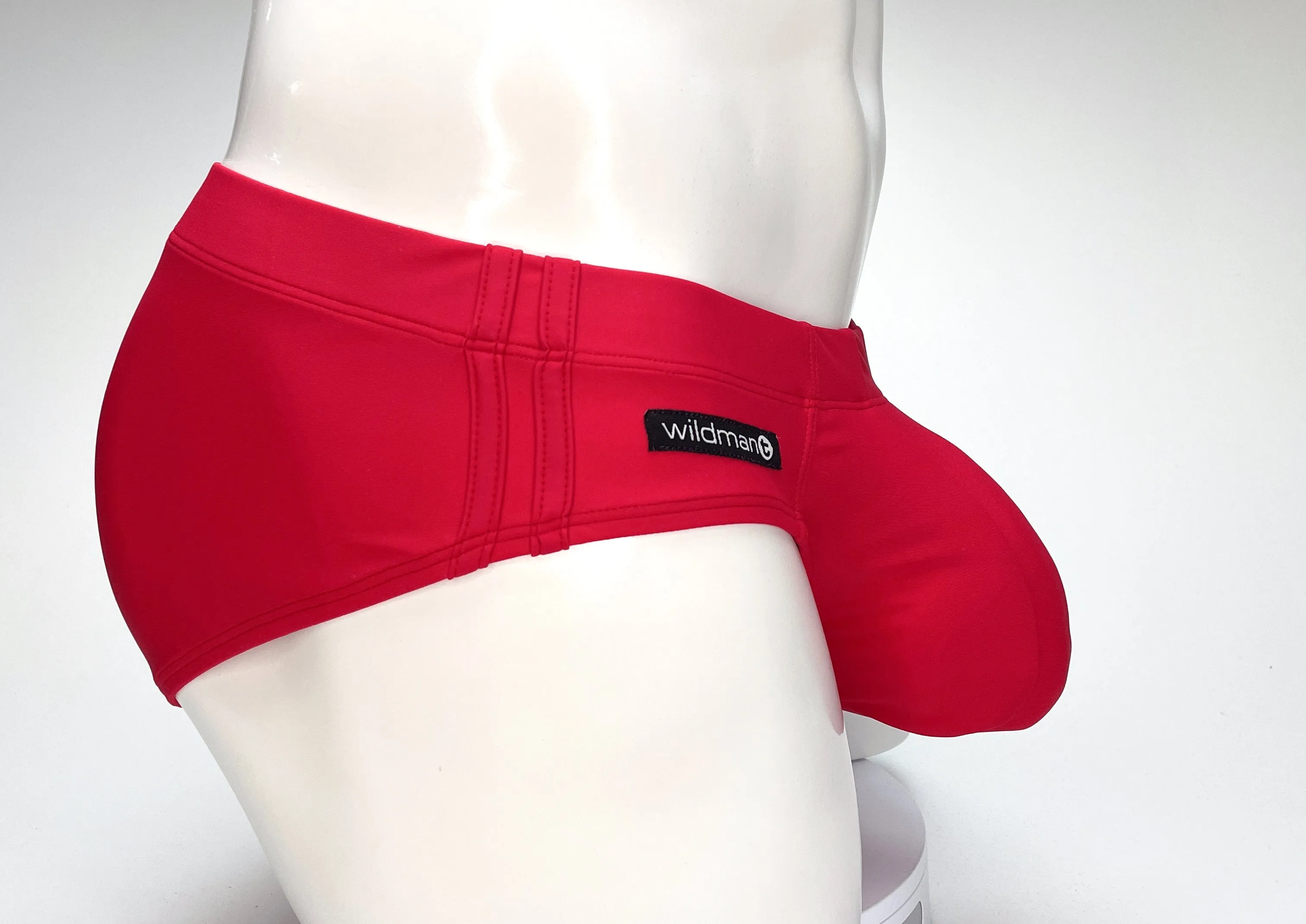 WildmanT Big Boy Pouch Swim Brief Red