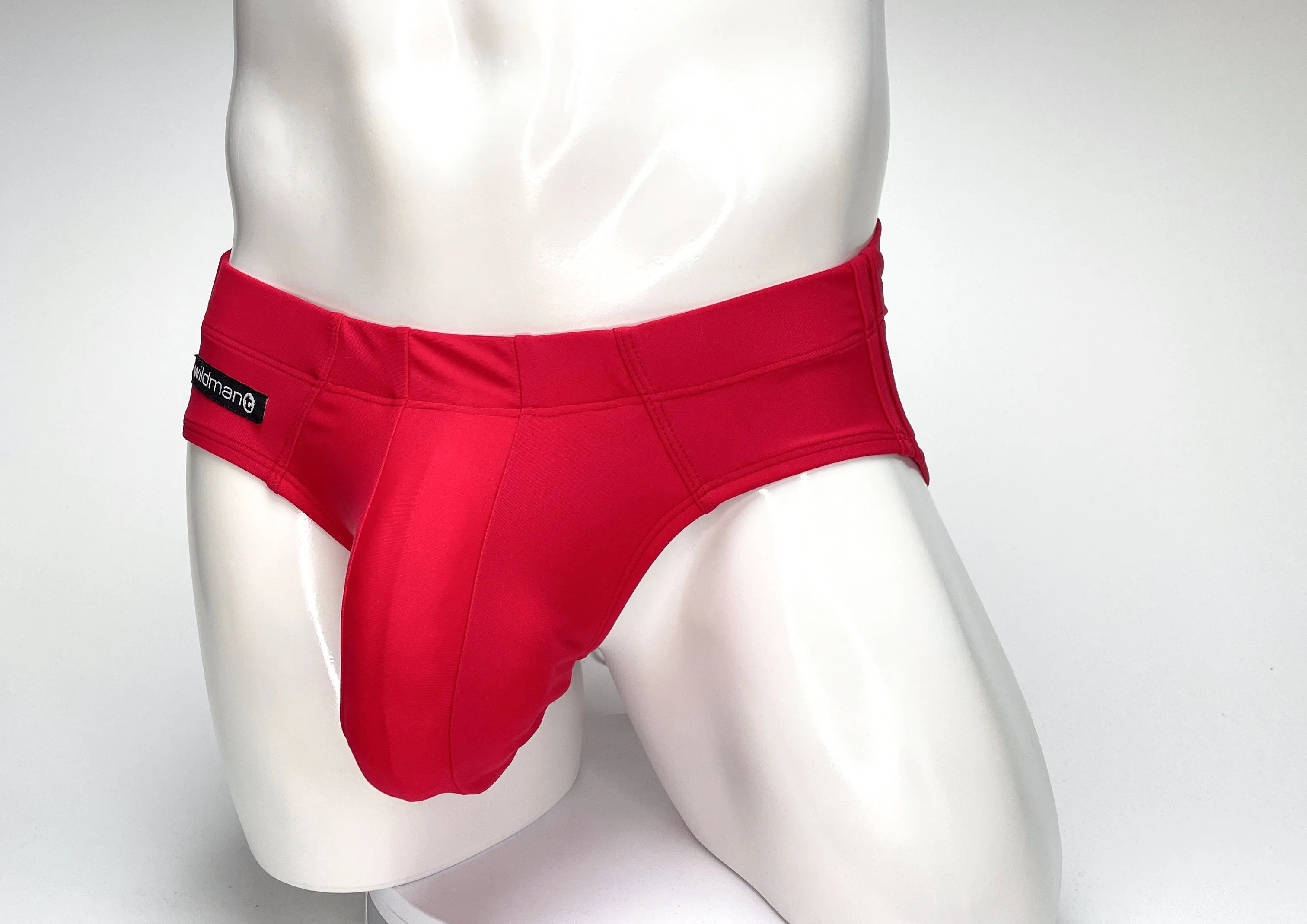 WildmanT Big Boy Pouch Swim Brief Red