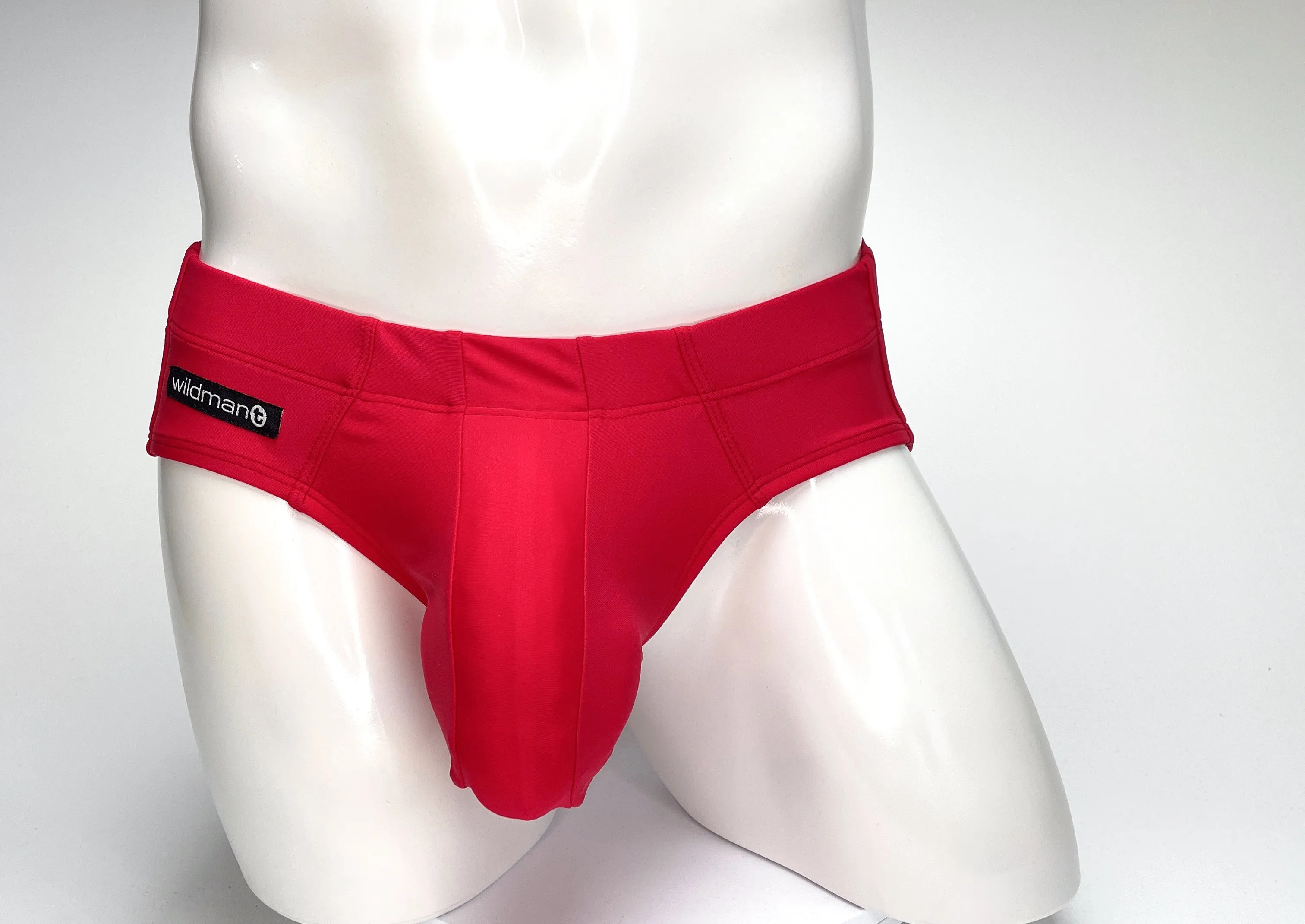 WildmanT Big Boy Pouch Swim Brief Red
