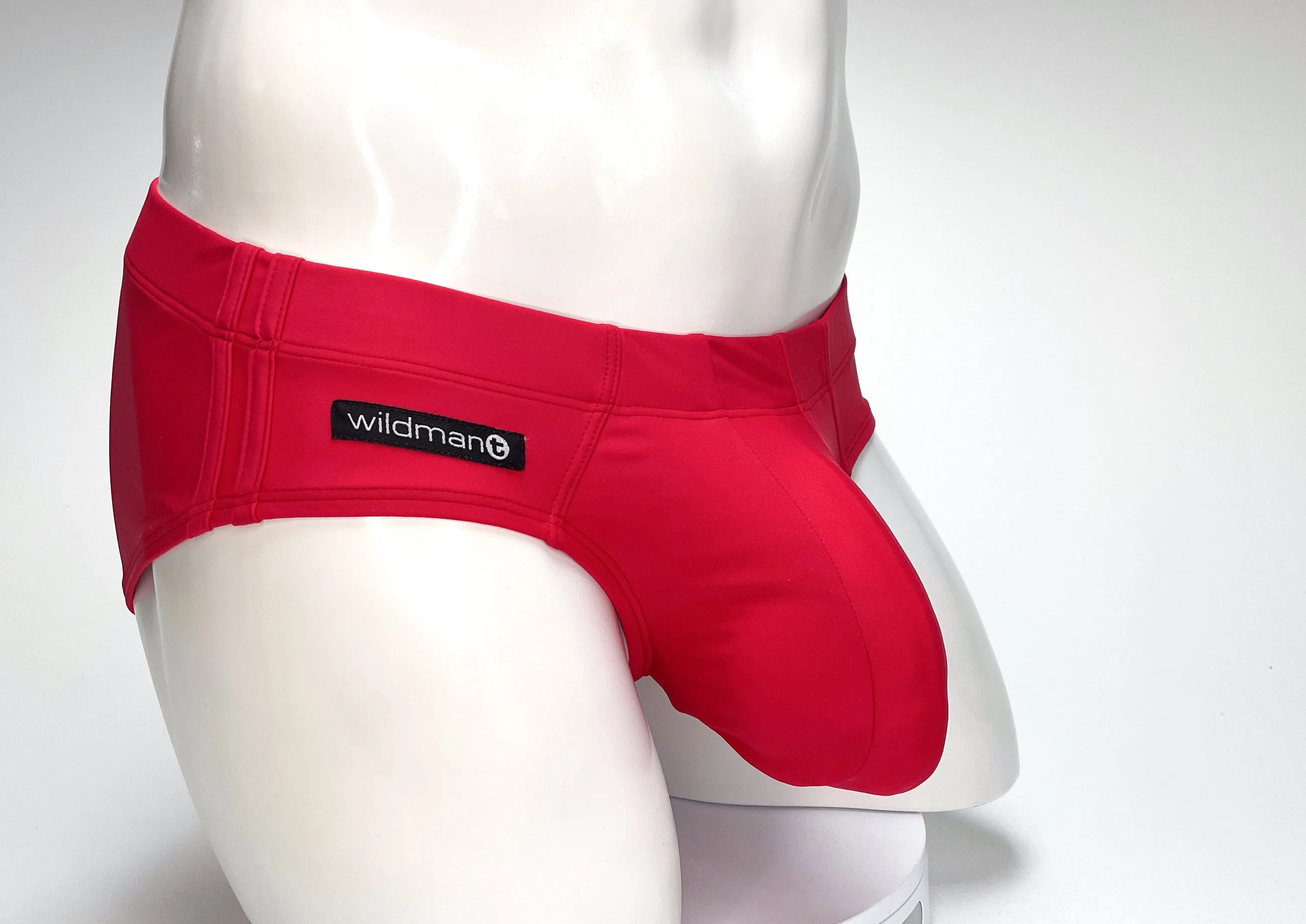 WildmanT Big Boy Pouch Swim Brief Red