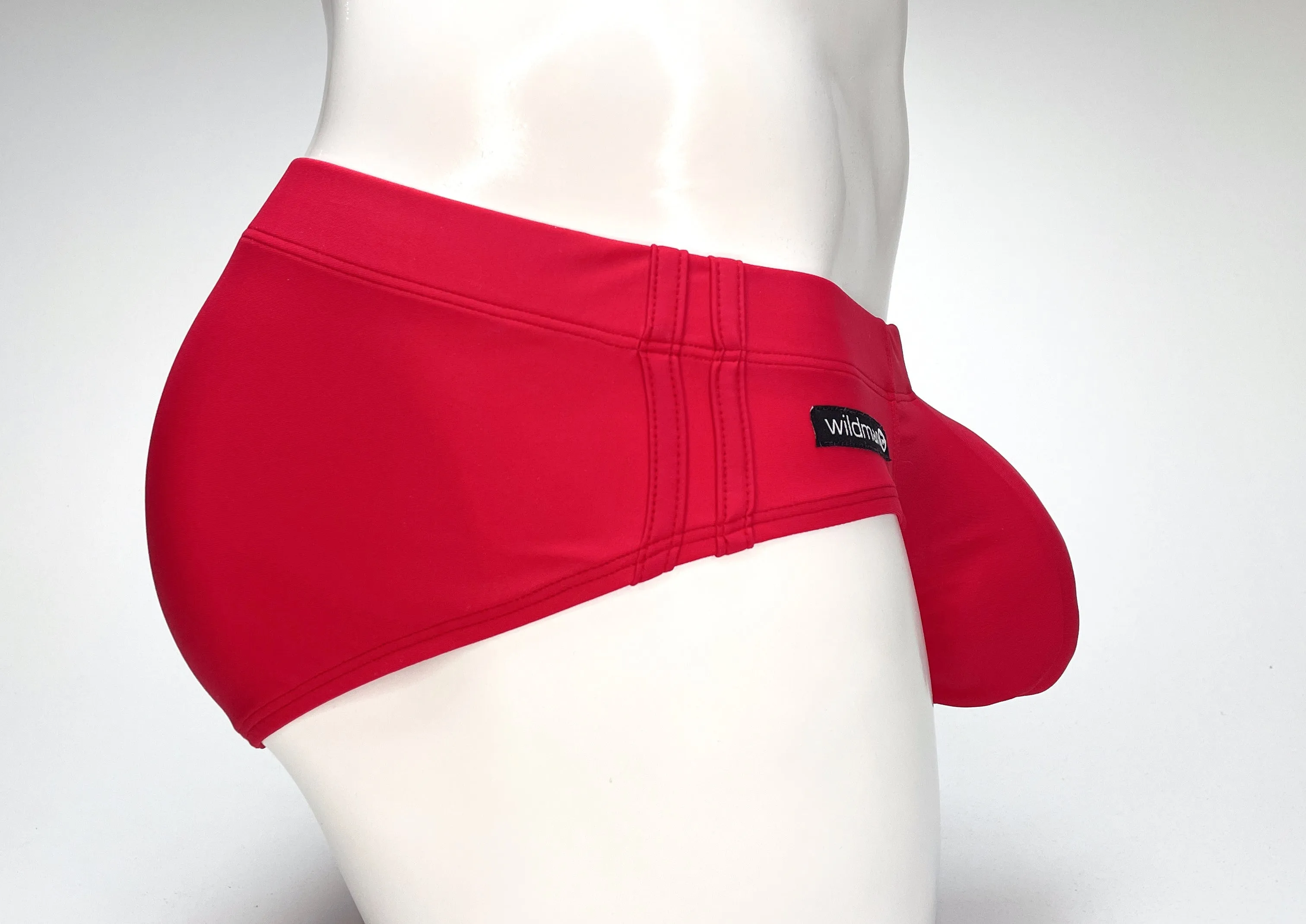 WildmanT Big Boy Pouch Swim Brief Red