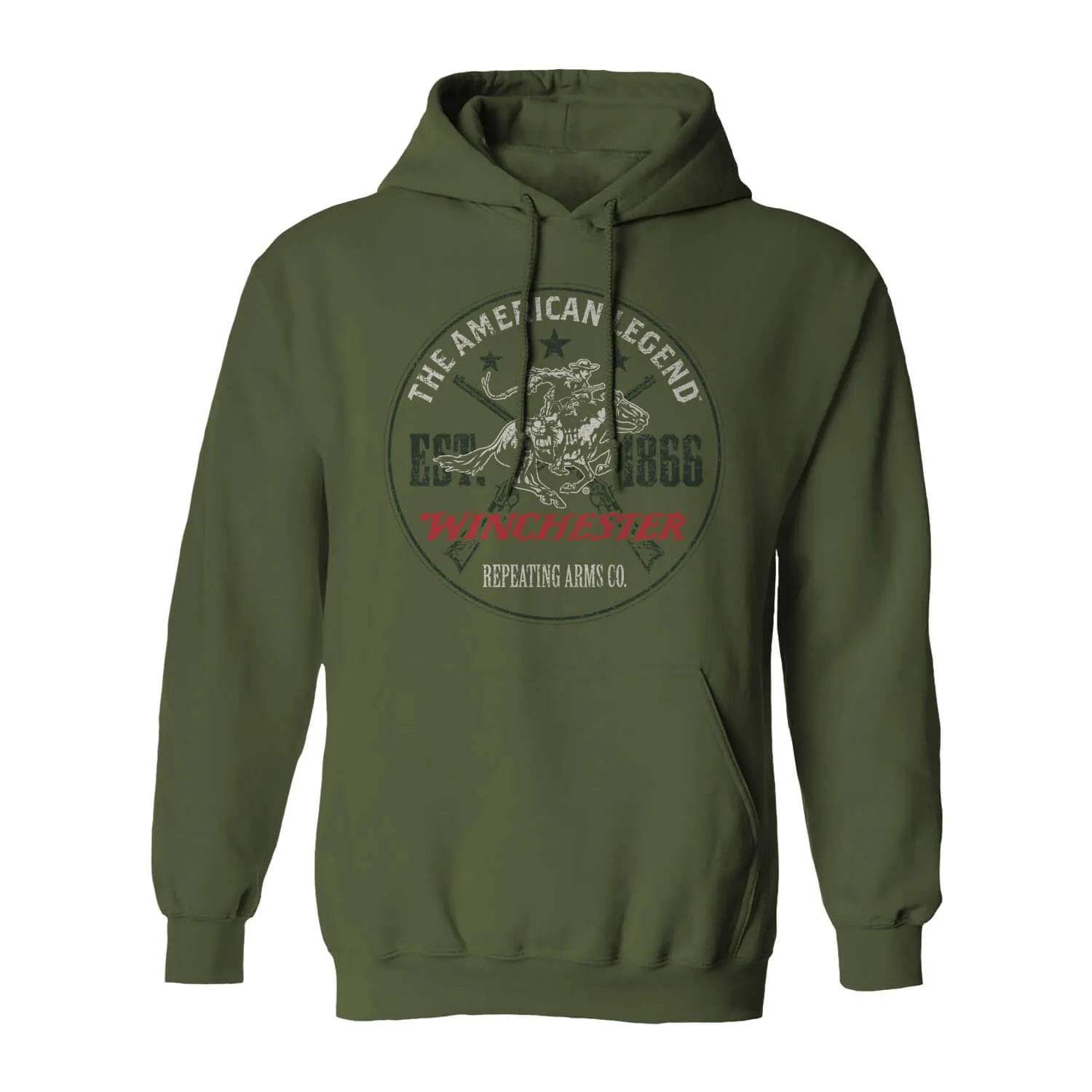 Winchester Classic - Repeating Rider Legend - Fleece Pullover Hoodie