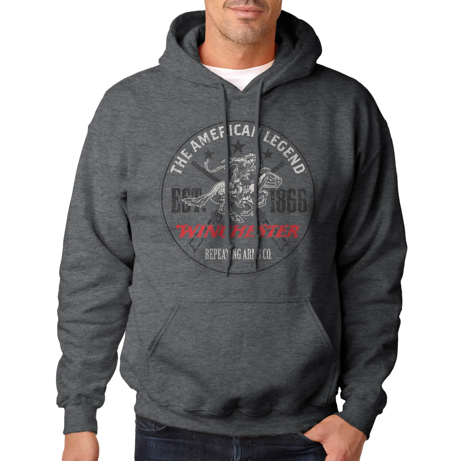 Winchester Classic - Repeating Rider Legend - Fleece Pullover Hoodie