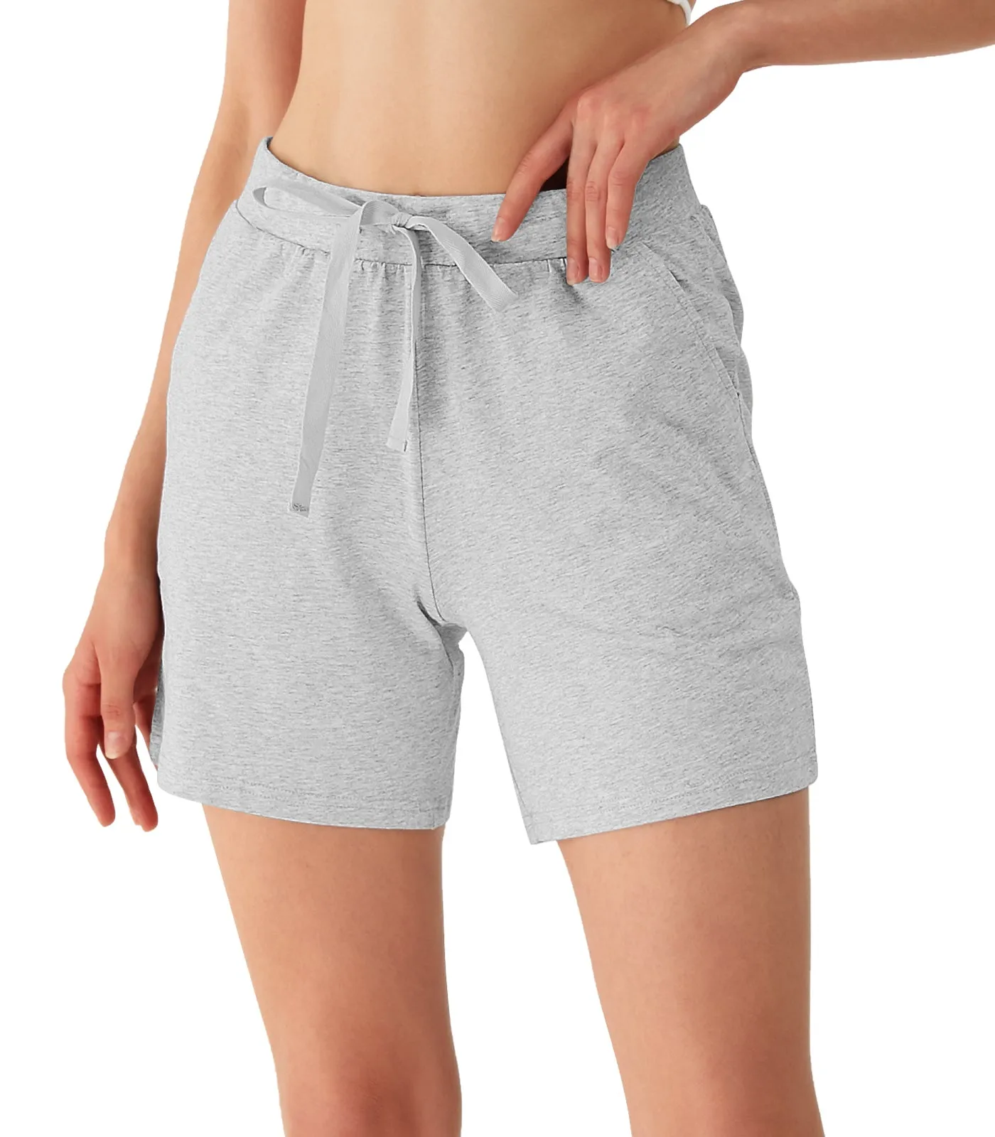 WiWi Women's Pajama Shorts Lightweight Soft Cotton Sleep Bottoms
