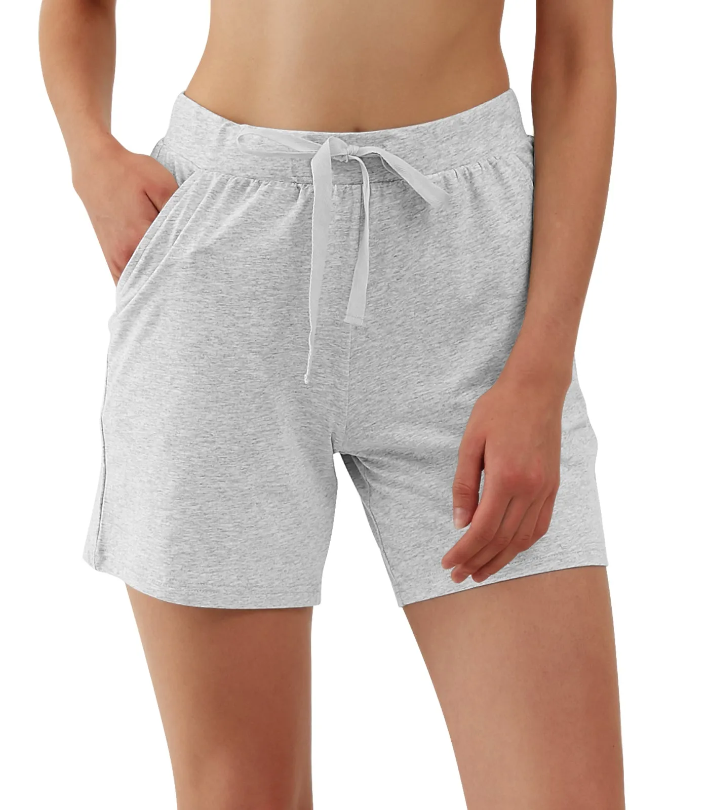 WiWi Women's Pajama Shorts Lightweight Soft Cotton Sleep Bottoms
