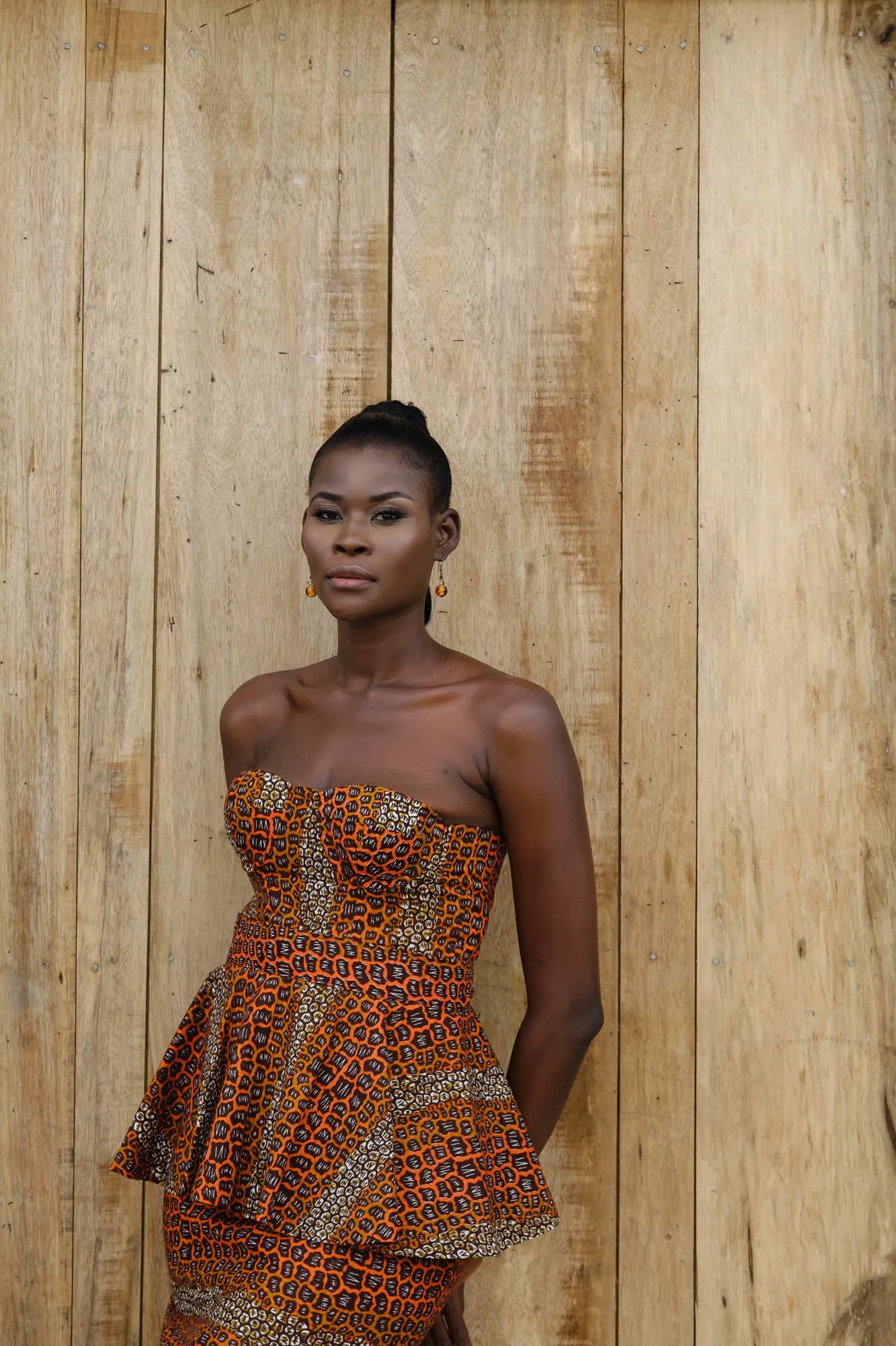 Women's Animal Print Skirt Ankara Set