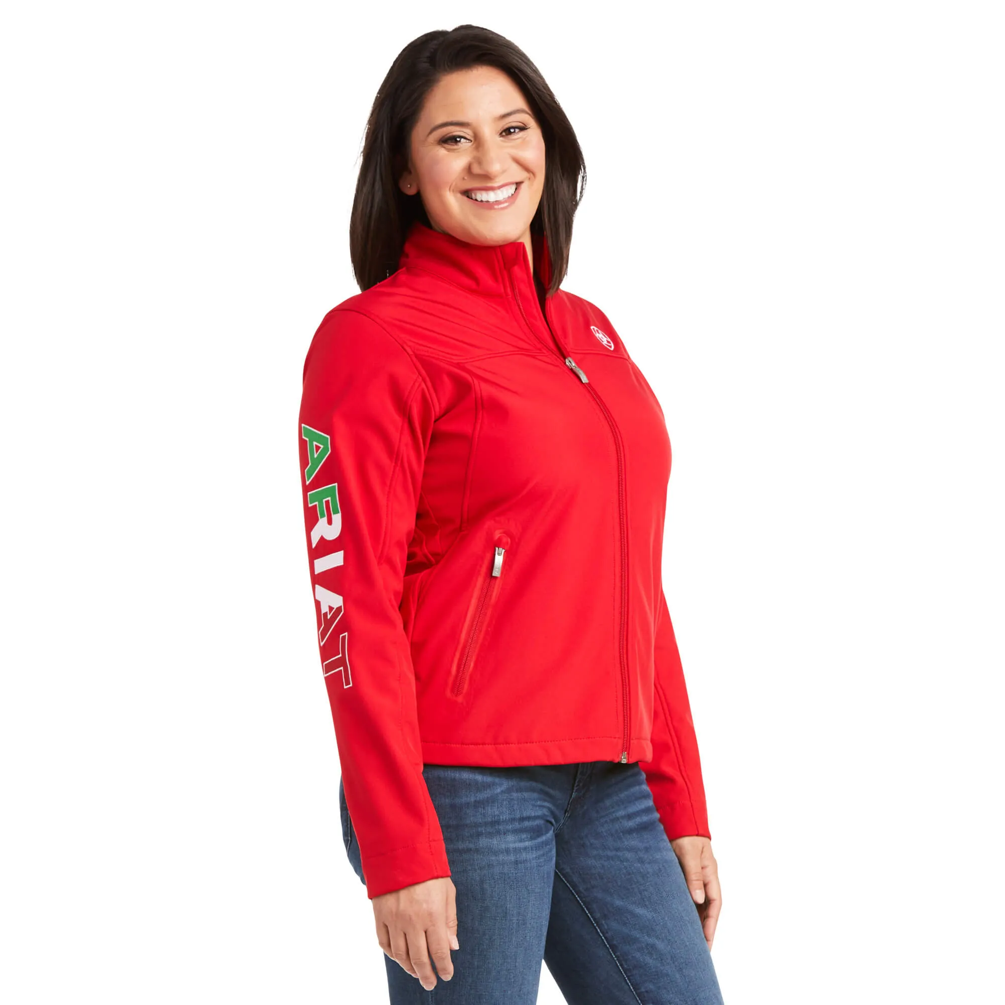 Women's Classic Team Softshell Red MEXICO Jacket