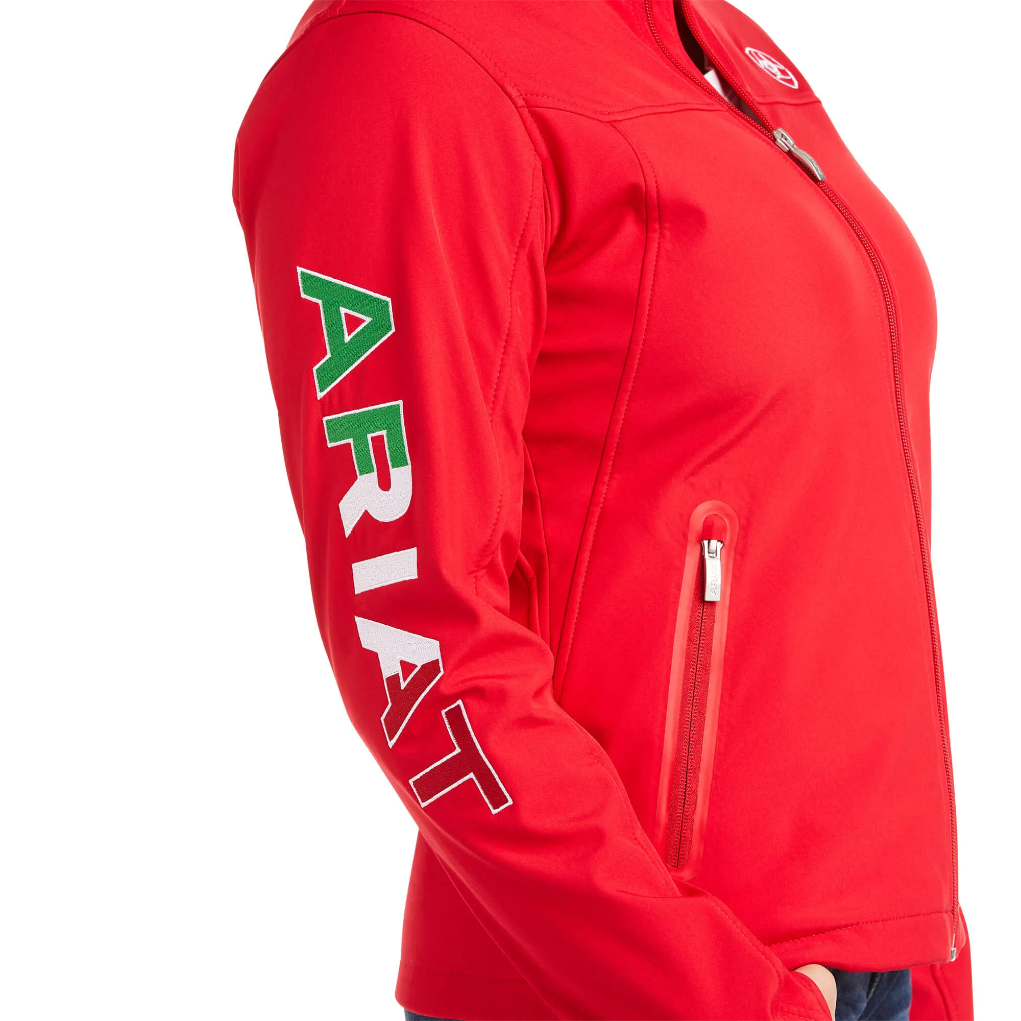 Women's Classic Team Softshell Red MEXICO Jacket