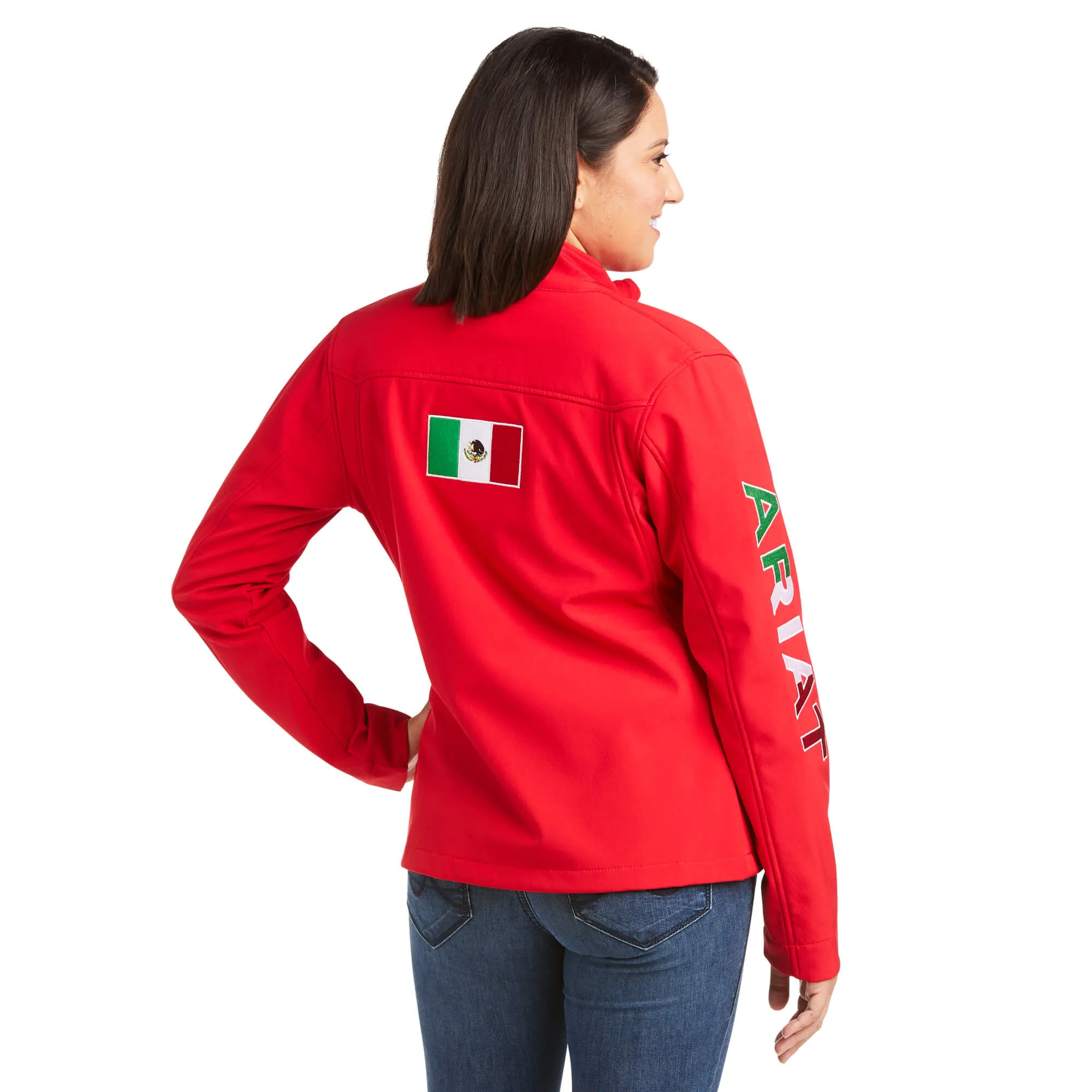 Women's Classic Team Softshell Red MEXICO Jacket