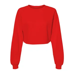 Women's Crop Crewneck Sweatshirt