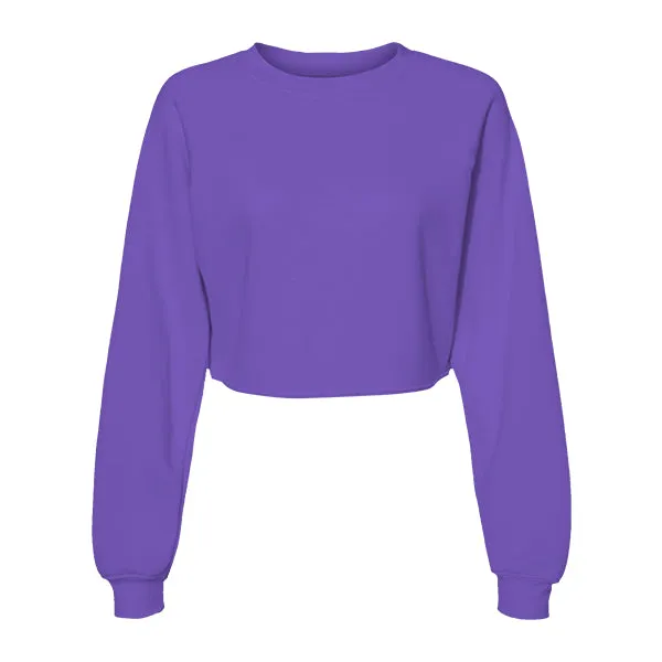 Women's Crop Crewneck Sweatshirt
